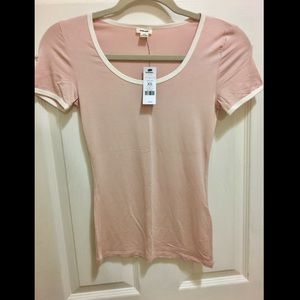Garage T-shirt - Nude Peach Fitted Tee